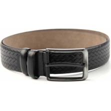 Bambi Siyah Baskılı Leather Erkek Kemer U08657012603