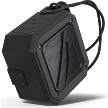 Nautica S100 Dual Suya Dayanıklı Taşınabilir Kablosuz Bluetooth Outdoor Hoparlör Speaker Siyah