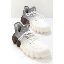 North of Wild Füme File  Erkek Sneaker E01175523422