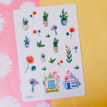 Fatofotofan Yeşillim Sticker Set A5,doğa,natural,bahar