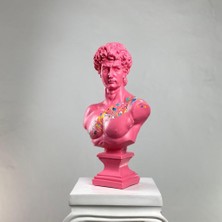 Hedgehog Art Shop David 'pink Candy' Dekoratif Heykel, Pop Art Roma Yunan Heykelleri