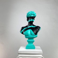 Hedgehog Art Shop David 'green Wave' Dekoratif Heykel, Pop Art Roma Yunan Heykelleri