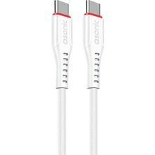 Asonic AS-X706 USB-C to USB-C Hızlı Şarj/Data 60W Güç Destekli