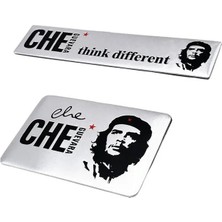 Knmaster Che Guevara Dikdörtgen Tasarımlı Metal Sticker Etiket 1368