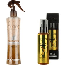 Totex Keratin Set Keratin Kondisyoner Fön Suyu 400 ml & Keratin Saç Serumu 125 ml