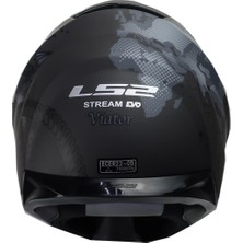 Ls2 Stream Evo Vıator Mat Siyah-Gri Kask