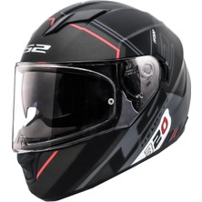 Ls2 Stream Evo Sche Mat Siyah-Gri Kask