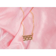 Nida Jewelry 925 Ayar Gümüş 555 Melek Rakamı Kolye