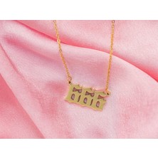 Nida Jewelry 925 Ayar Gümüş 666 Melek Rakamı Kolye