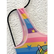 Rs Ramuni Kız Çocuk Gökkuşağı Unicorn Baskılı Mayı