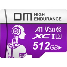 Dm 512GB Class 10 A1 V30 95MB/S Micro Sd Hafıza Kartı