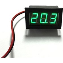 Robo Dünya 0.56" 0-100V 3 Kablolu Dc Yeşil Voltmetre