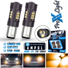 C9 P21W 1156 BA15S Turuncu Tek Duy Park Stop Geri Vites Gündüz Far Ampülü 21 LED P21W1156TURUNCU21LED