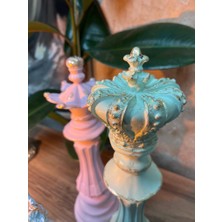 Bat Art House Şah, At, Vezir 3'lü Satranç Takımı Heykel Biblo Dekoru