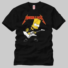 Built By Crazy Bart Simpsons Metallica  Tişört