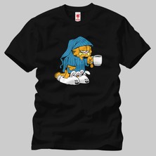 Built By Crazy Garfield Morning Coffee  Tişört