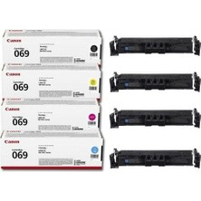 Pluscopy Canon CRG-067 Orjinal 4 Renk Toner Seti - Kutusuz LBP631 / MF651CDW / MF655CDW/MF657CDW