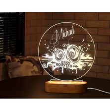 Bk Gift Kişiye Özel Isimli Dekoratif LED Lamba, Gece Lambası, Ev Dekorasyonu, Işıklı Pleksi Biblo-2