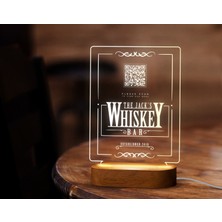 Bk Gift Restoran & Cafe & Barlara Özel LED Lamba Qr Kod Menü, Işıklı Qr Menü, Qr Kodlu Masa Dekoru, Işıklı Pleksi Biblo-16