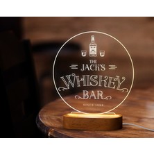 Bk Gift Kişiye Özel Bar Tasarımlı LED Lamba, Gece Lambası, Ev Dekorasyonu, Işıklı Pleksi Biblo-21