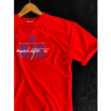 Swoops Outdoors Erkek Oversize Baskılı Pamuklu Bisiklet Yaka Kısa Kollu T-Shirt