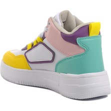 Walkway Nefertiti Beyaz-Sarı Unisex Hi Sneaker