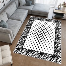 Rovigo Home Dijital Baskı Yıkanabilir Kaymaz Taban Salon Halısı RVG0648