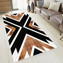 Rovigo Home Dijital Baskı Yıkanabilir Kaymaz Taban Salon Halısı RVG0644