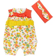 Andywawa ANW-AC21832R Bebek Tulum Band Takım Romper Band Set Hello Sunshine