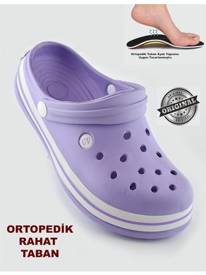 15090 CV Crosss Tarzı Unisex Terlik Hemşire Doktor Terliği