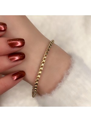 Kayra Mücevher Gurmet  Altın Bileklik AKB181