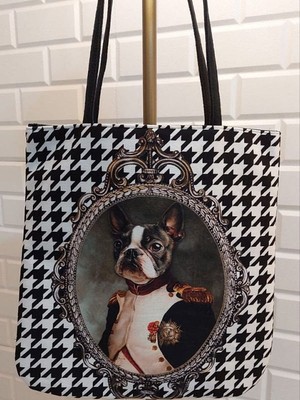 Körfez Kırlent Sevimli Dostlar Baskılı Kumaş Heybe Çanta