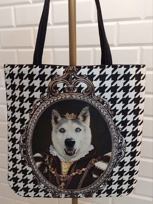 Körfez Kırlent Sevimli Dostlar Baskılı Kumaş Heybe Çanta