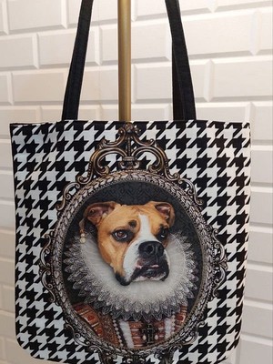 Körfez Kırlent Sevimli Dostlar Baskılı Kumaş Heybe Çanta