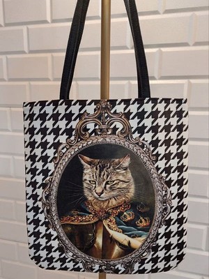 Körfez Kırlent Sevimli Dostlar Baskılı Kumaş Heybe Çanta