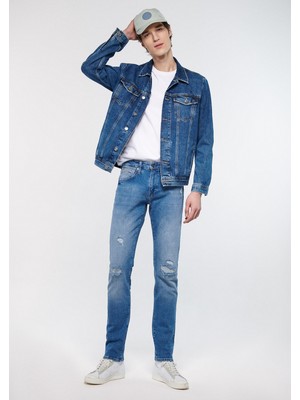 Mavi Erkek Jake Mavi Yırtıklı Street Jean Pantolon 0042283796