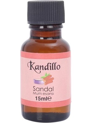 Dünya Magnet Kandillo Sandal Mum Esansı 15ML, Mum Koku Soya Wax Esansı