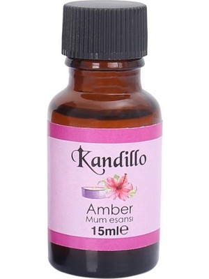 Dünya Magnet Kandillo Amber Mum Esansı 15ML , Mum Koku Soya Wax Esansı