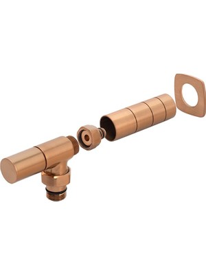 Hammam Onix Köşe Fırça Bronze Vana Paketi