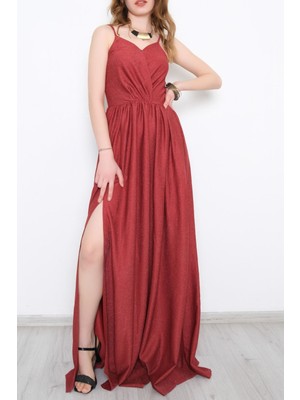 Civetta Simli Elbise Bordo - 58863.1592.