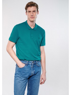 Mavi Yeşil Polo Tişört