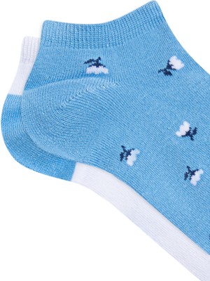 Mavi 2li Mavi Patik Çorabı Seti