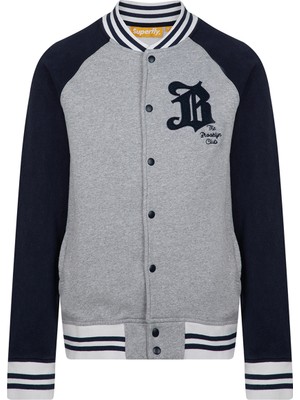 Superfly Men Sweat Jacket Gri Erkek Sweatshirt 23243-08