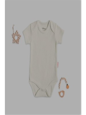 Tiffany Basic Bebek Fitlli Yarım Kollu Body