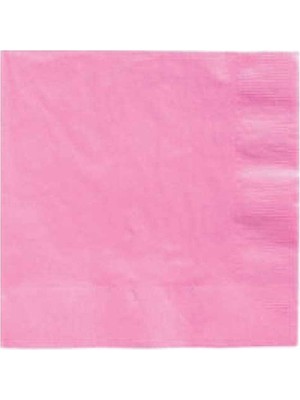 Balonevi TPL1597 Pembe  Peçete, 33X33 cm 16 Adet