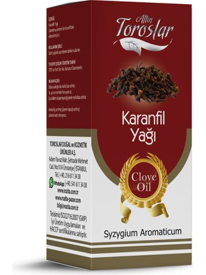 Altın Toroslar Karanfil Yağı 10 ml