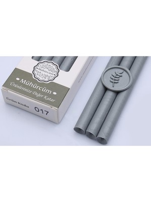 Profisher Mühür Mumu Çubuk 11MM x 120MM 10 Lu Paket Model No:17 (Koyu Gri)