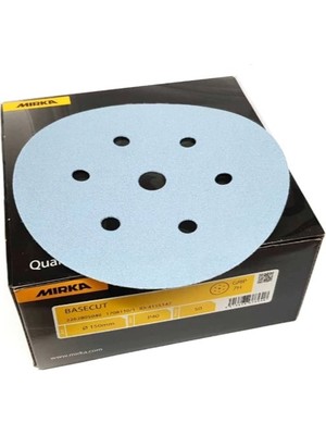 Mırka Basecut 150MM 7d Hookıt Dısk Zimpara P150 100'LÜ Paket