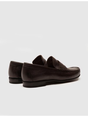 Cabani Deri Kahverengi Erkek Günlük Ayakkabı