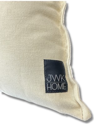 Jwk Home Süet/nubuk Pamuklu Gri Renk Çift Taraflı Kırlent Kılıfı (40X60)